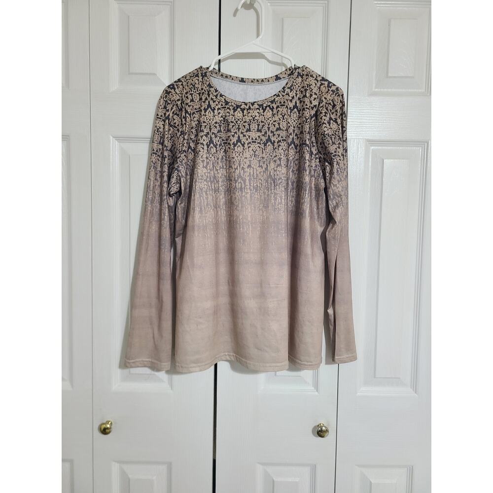 Unknown brand large women's Ombre long sleeve shirt
